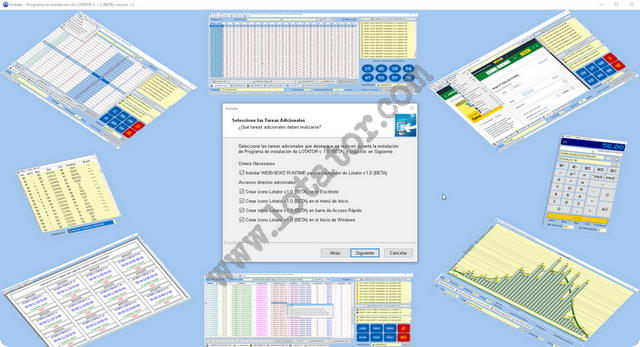 Imagen de instalacin de LOTATOR v. 1.0 (BETA)